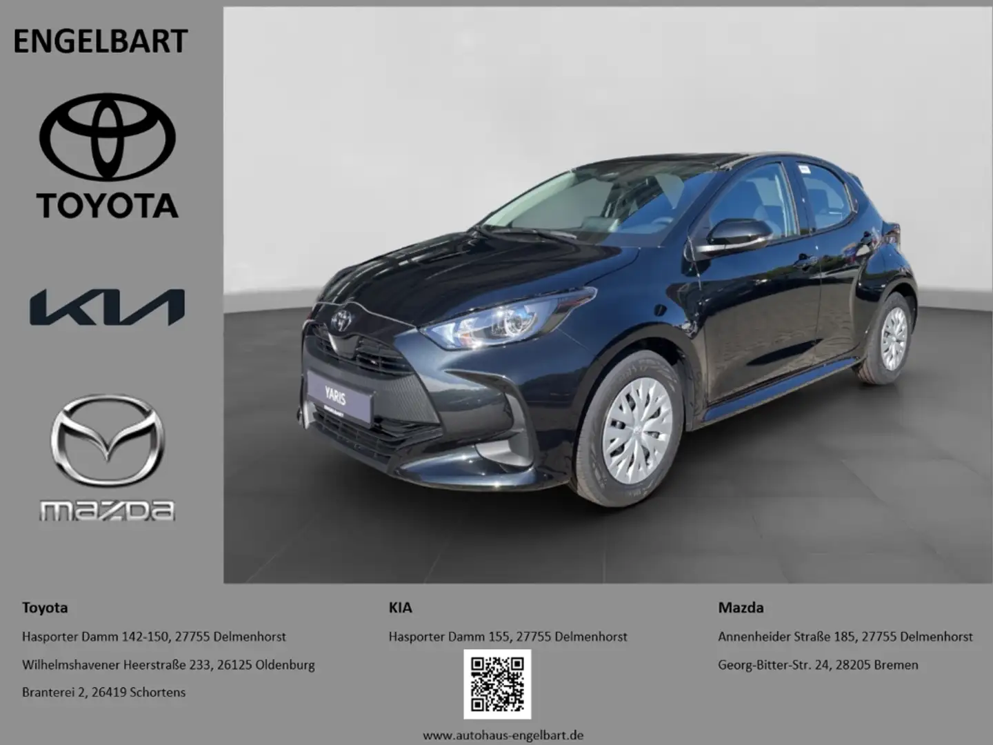 Toyota Yaris 1.5 Hybrid Business Edition Noir - 1