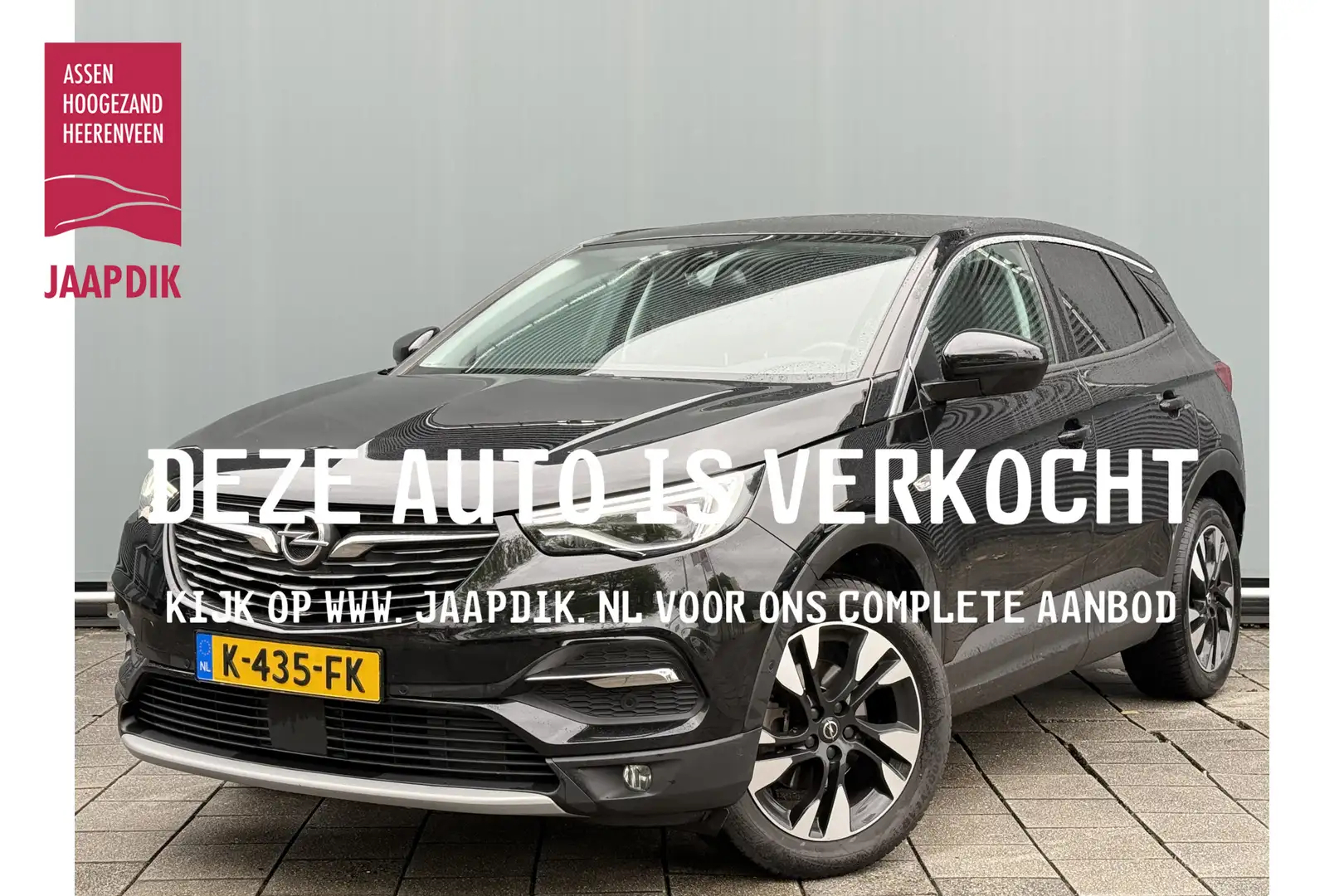 Opel Grandland X BWJ 11-2020 | 1.2T 131PK Ultimate AUTOMAAT | TREKH Negro - 1