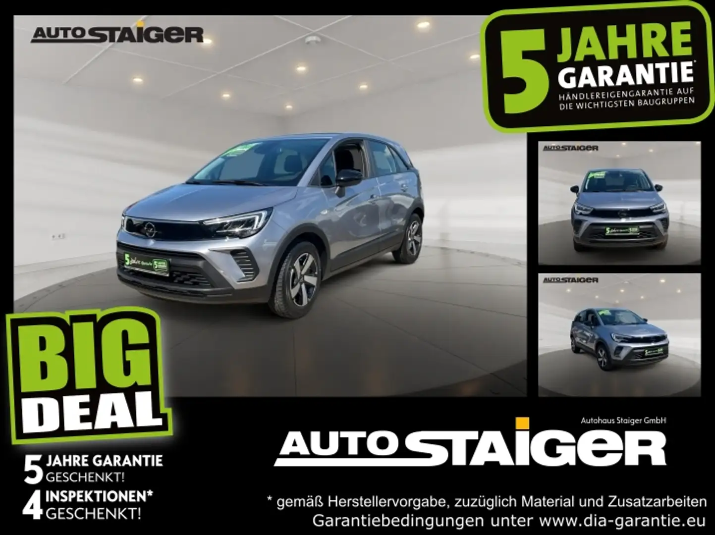 Opel Crossland 1.2 Edition Rentnerfreund Grijs - 1