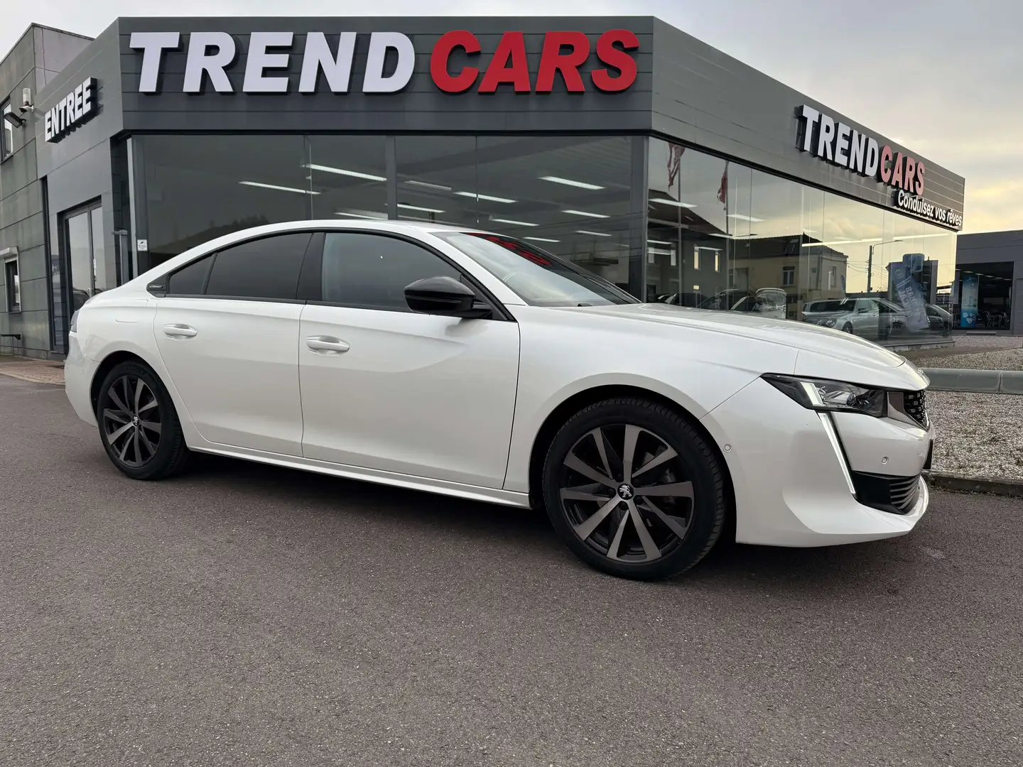 Peugeot 508 1.6i GT Line S AUT. TOIT PANO. CUIR CAM360 CARPLAY Blanc - 2