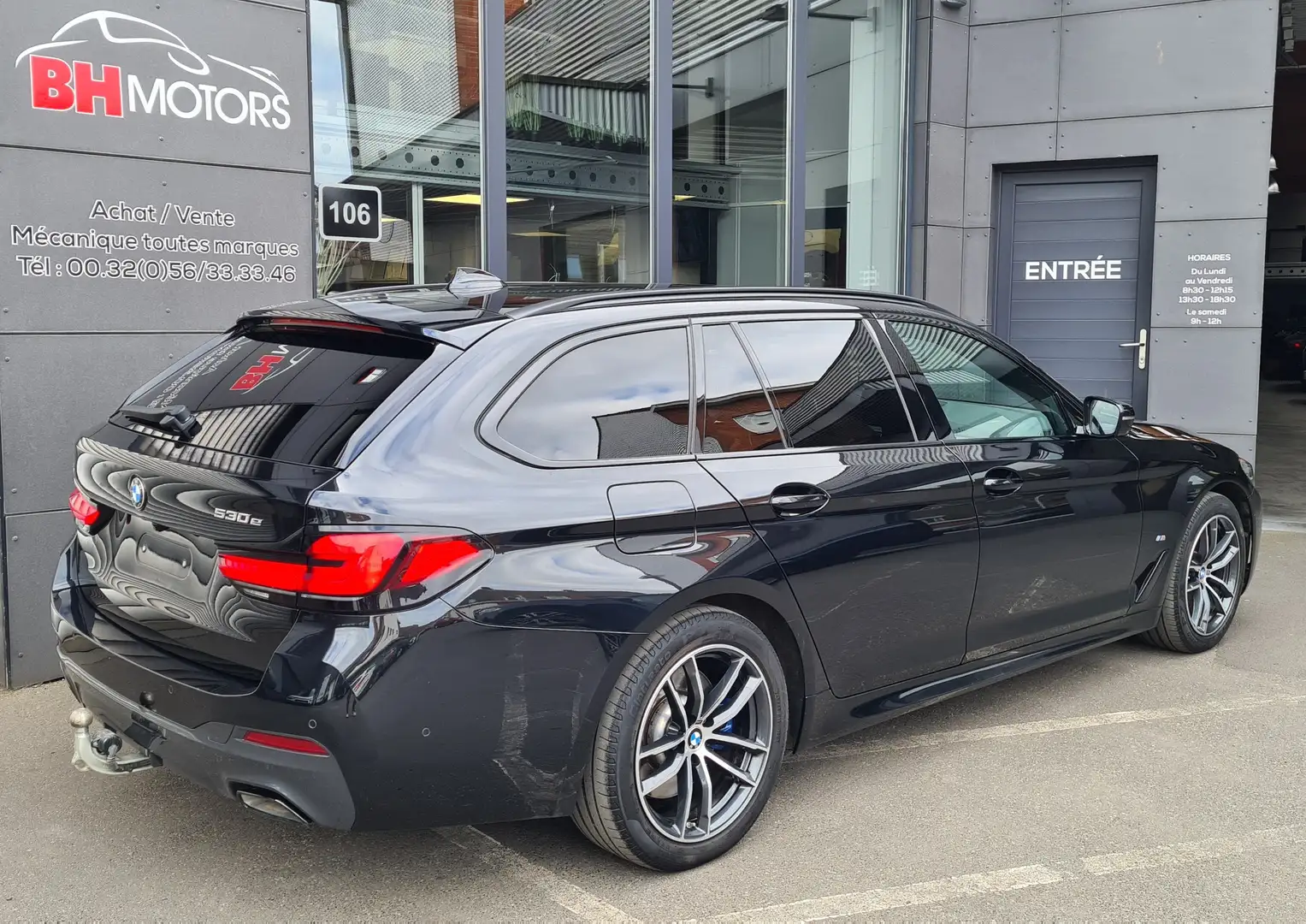 BMW 530 Touring 530e Pack M Schwarz - 2