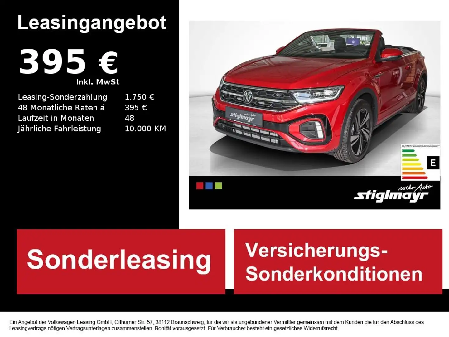Volkswagen T-Roc Cabriolet R-Line 1.5 l TSI OPF LED+KAM+18´ Rood - 1