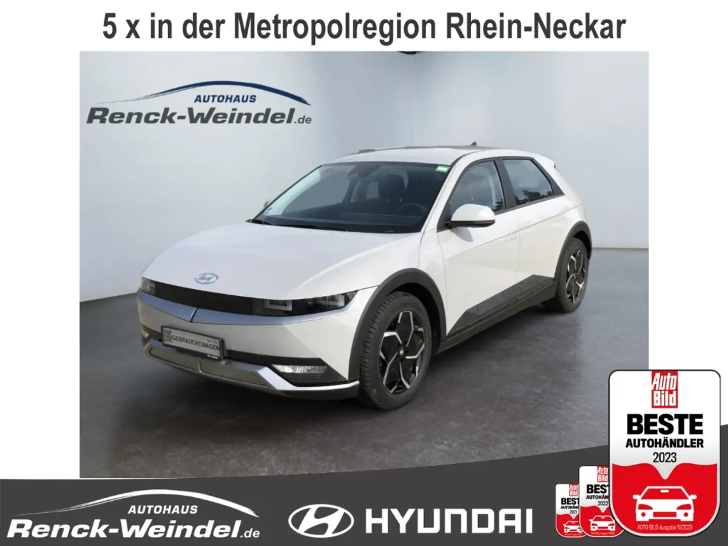 Hyundai IONIQ 5 72.6 kWh Navi LED Scheinwerferreg. ACC Apple CarPl Šedá - 1