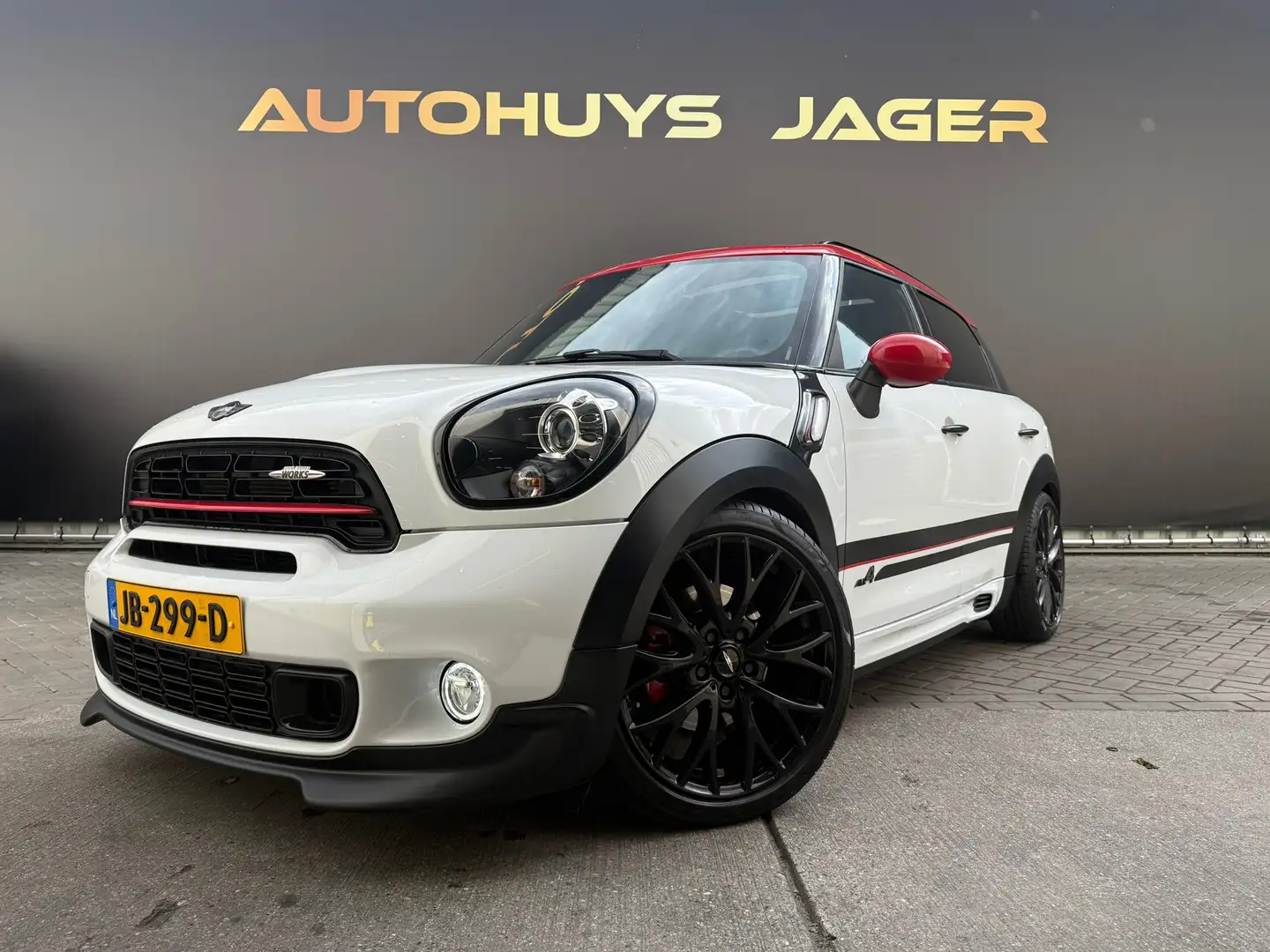MINI John Cooper Works Countryman Mini 1.6 ALL4 Salt |Pano|Sportuitlaat|Leder Blanc - 1