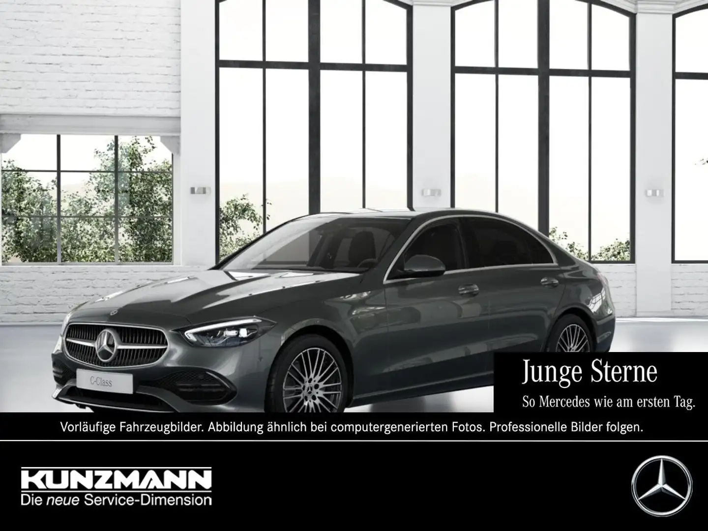Mercedes-Benz C 200 d Avantgarde Sitzklima Burmester Kamera Grau - 1