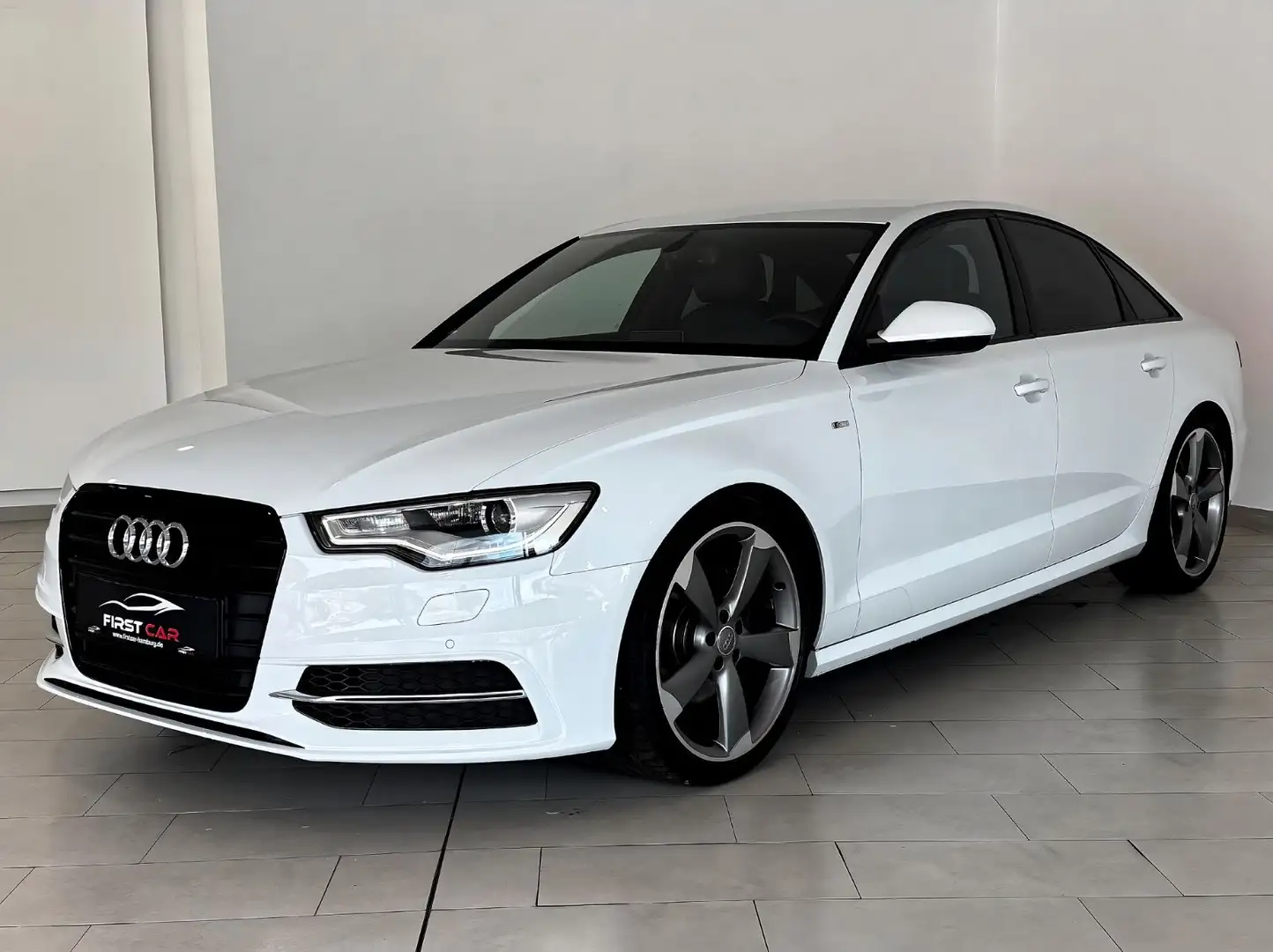 Audi A6 2.0 TDI S-Line|ROTOR|AHK|BOSE|AUDI SCHECKHEFT Weiß - 1