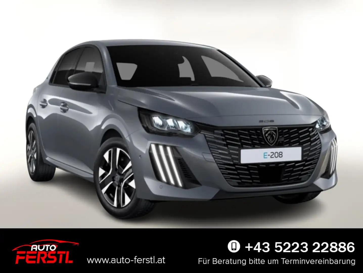 Peugeot 208 Allure 50kWh Nav360° 2xPDC CarP Keyl 11kW-OB 10... Grau - 1