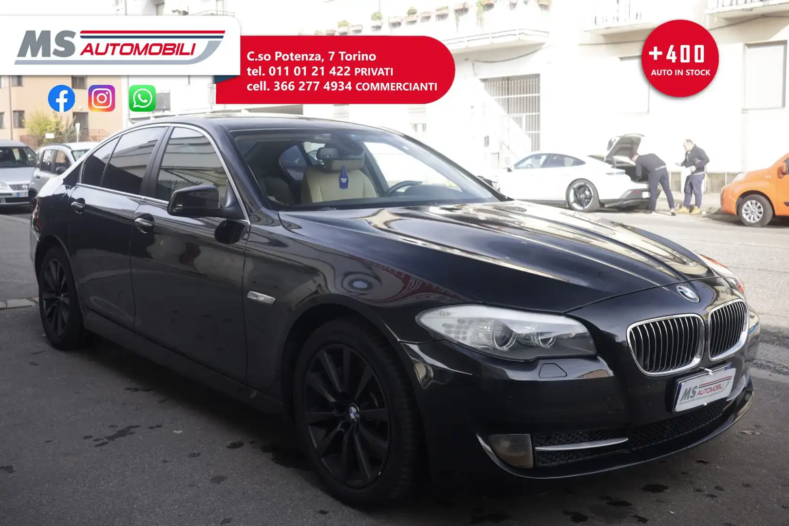 BMW 525 525d Futura Berlina Unicoproprietario Černá - 1