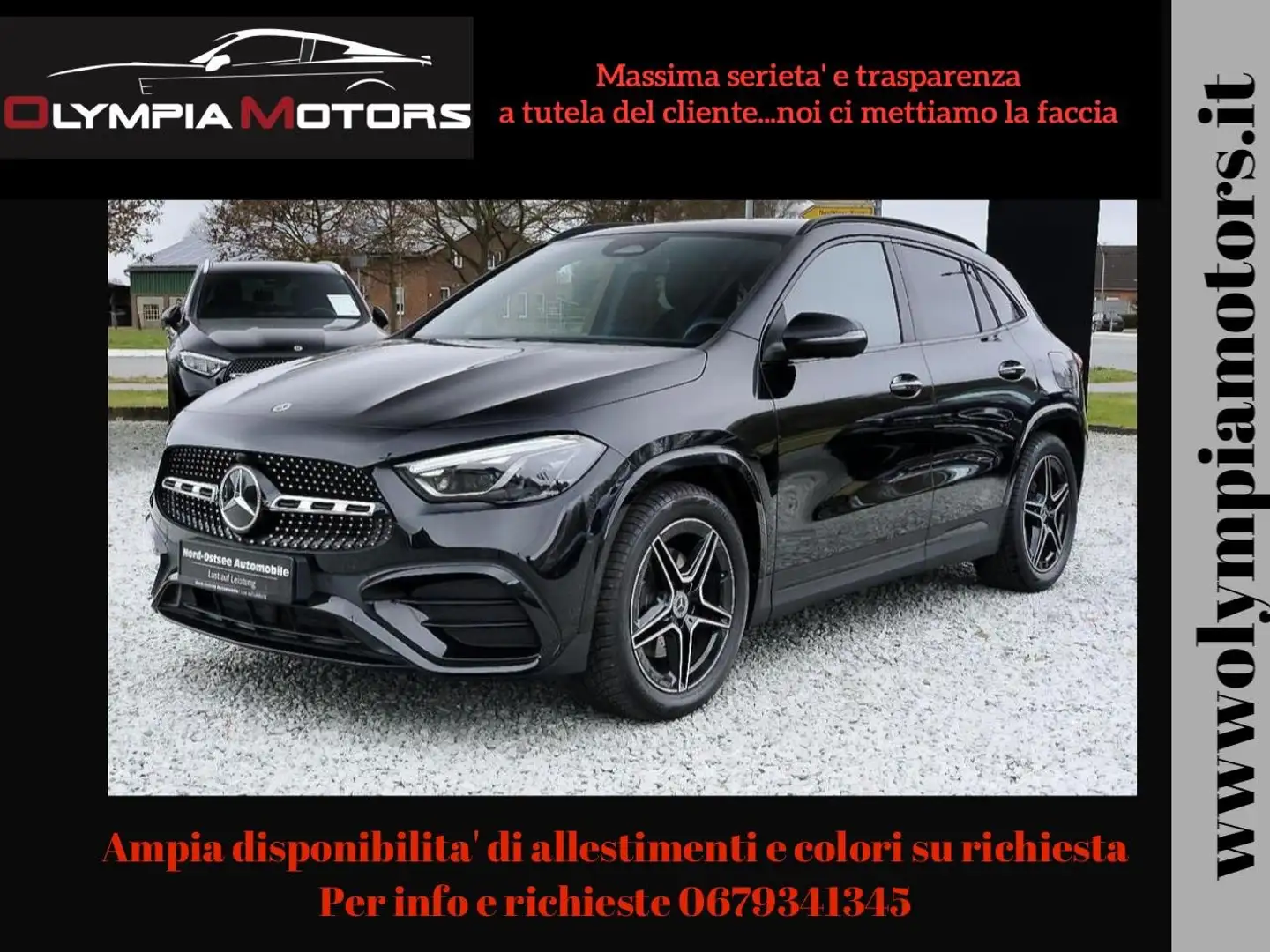 Mercedes-Benz GLA 200 D AUTOMATIC AMG PREMIUM LED TETTO NAVI KAMERA 19' Nero - 1