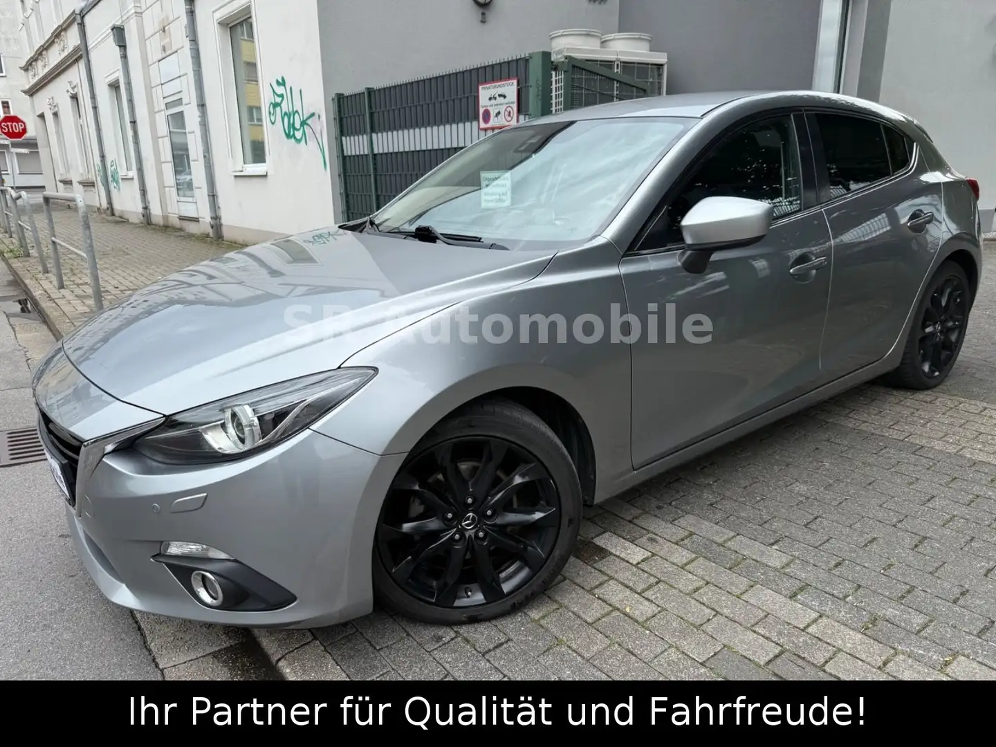 Mazda 3 Lim. Sports-Line 2.HAND*HEAD-UP*KLIMA*NAVI*PDC Argintiu - 2