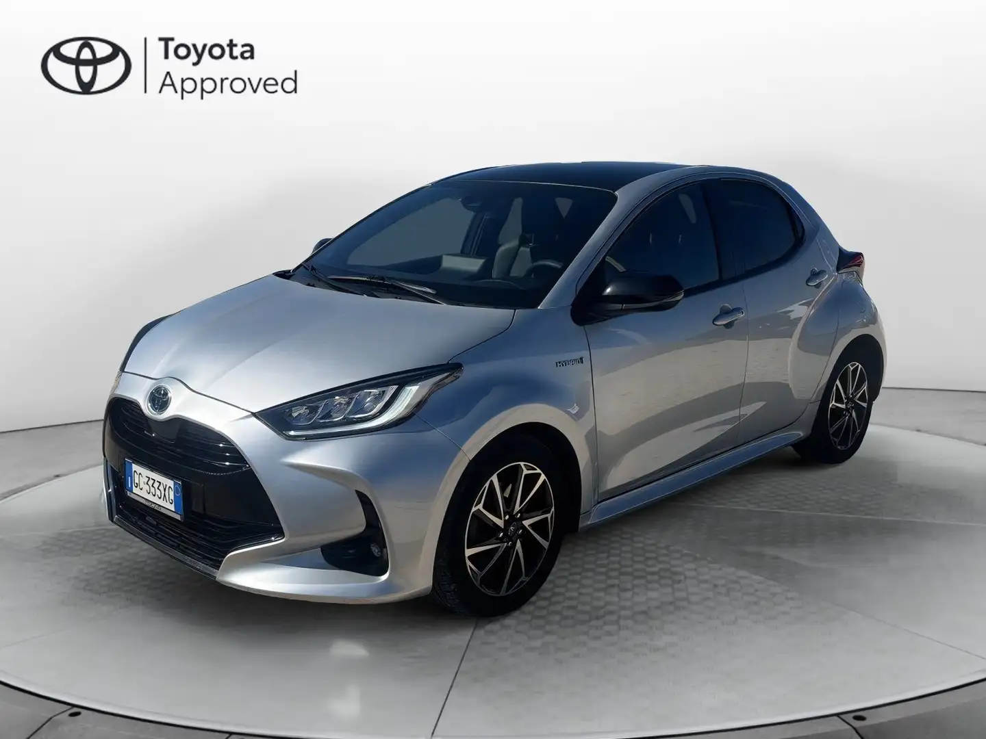 Toyota Yaris Yaris 1.5 Hybrid 5 porte Lounge Grigio - 1