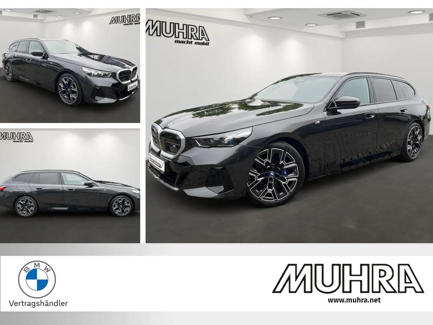 BMW i5 M60 xDrive Touring Autobahnas. Panorama AHK Grau - 1
