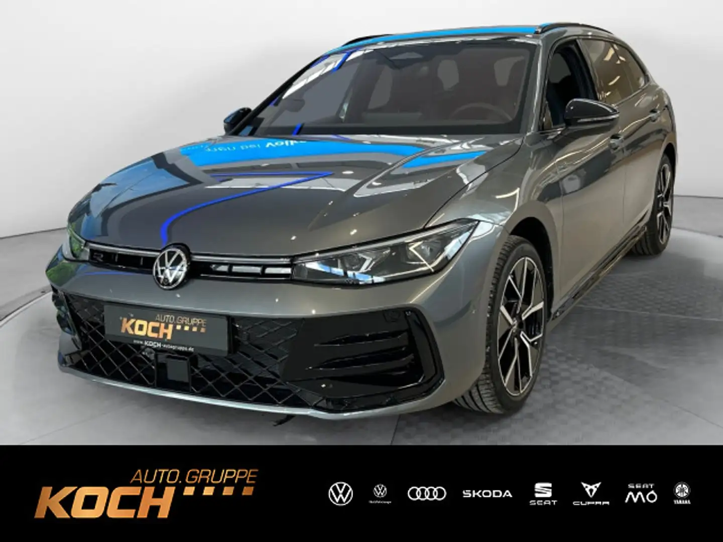 Volkswagen Passat Variant 2.0TDI R-Line DSG 4M Leder AHK LE Grau - 1