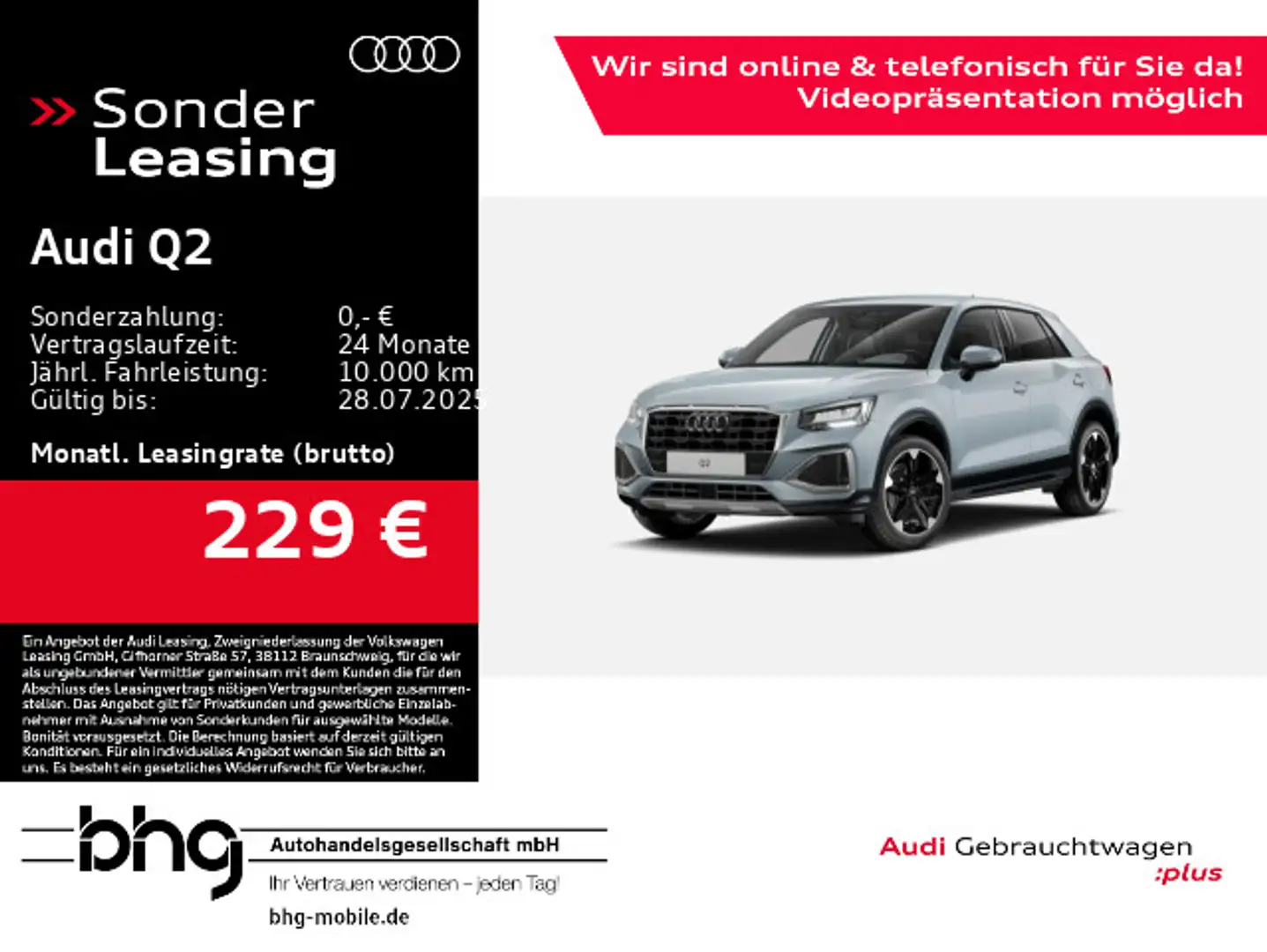 Audi Q2 30 TDI advanced Grau - 1