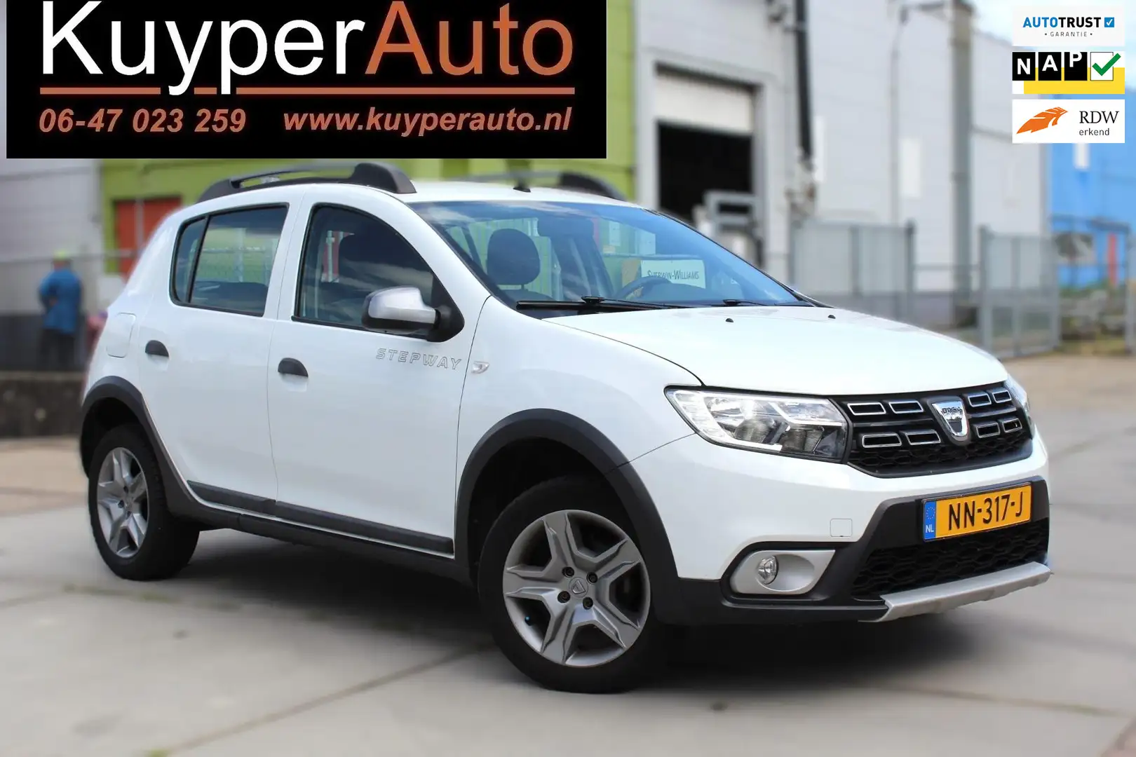 Dacia Sandero 0.9 TCe Bi-Fuel SL Stepway LPG3 1E EIG MULTIMEDIA Wit - 1