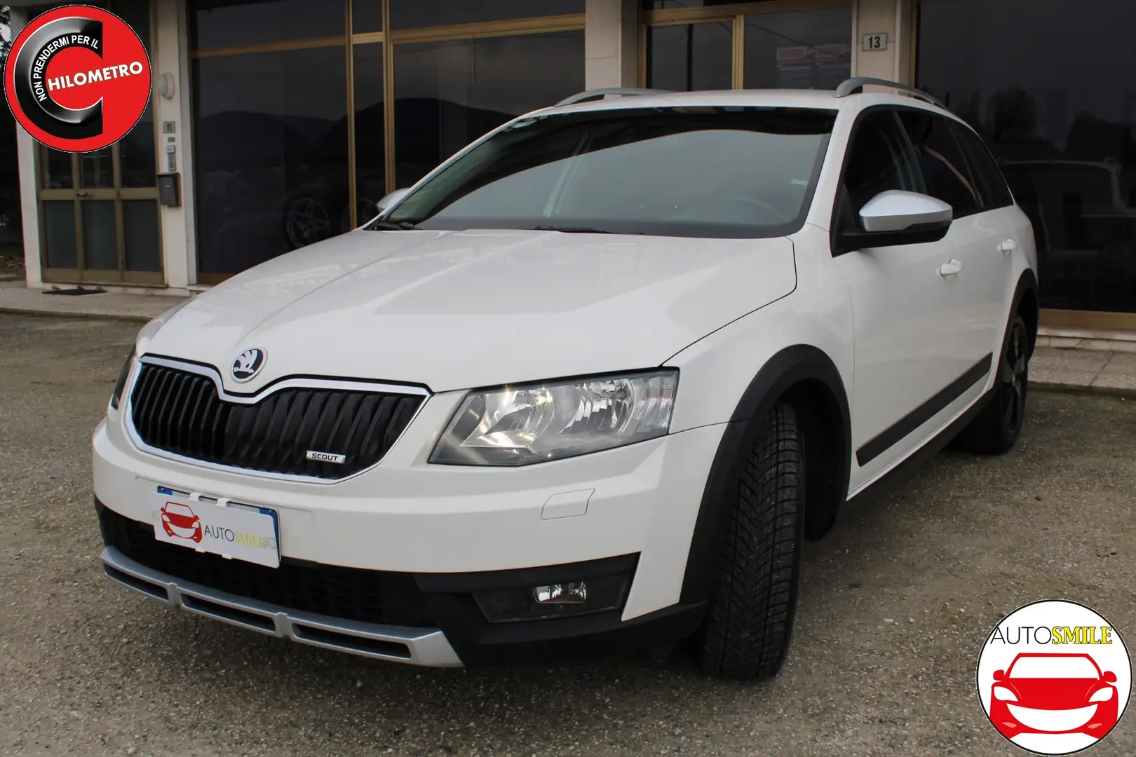 Skoda Octavia Wagon 2.0 tdi Scout c sen. parc. 4x4 150cv Weiß - 2