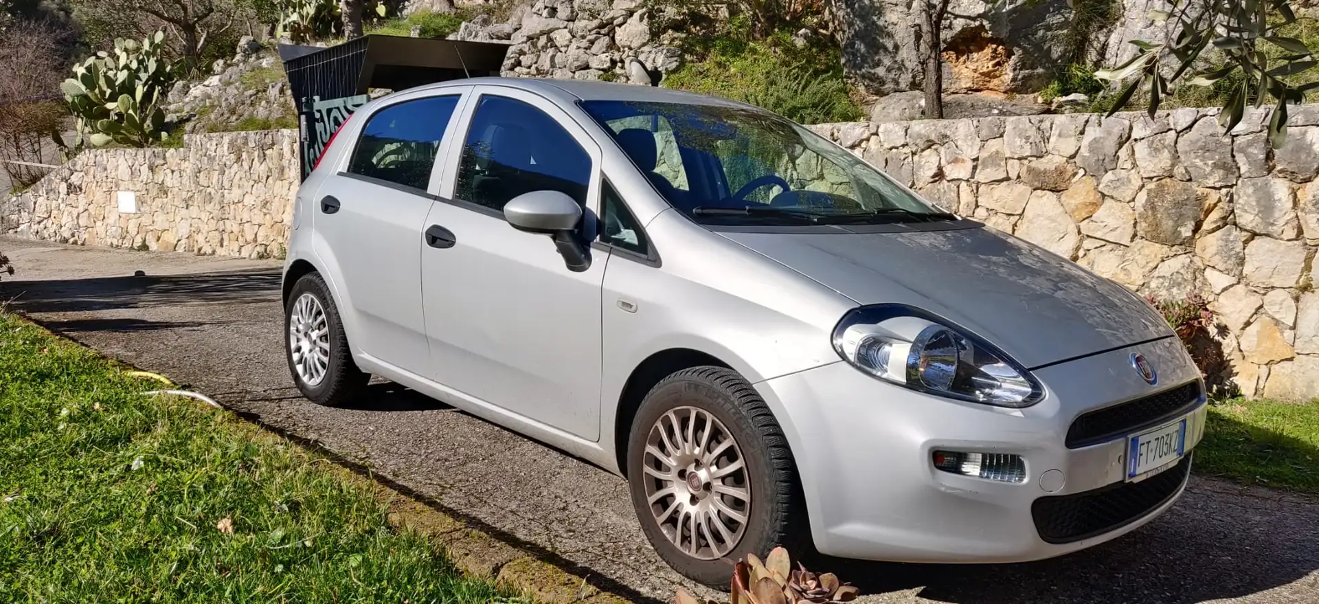 Fiat Grande Punto Grande Punto 5p 1.3 mjt 16v Actual s Argent - 1