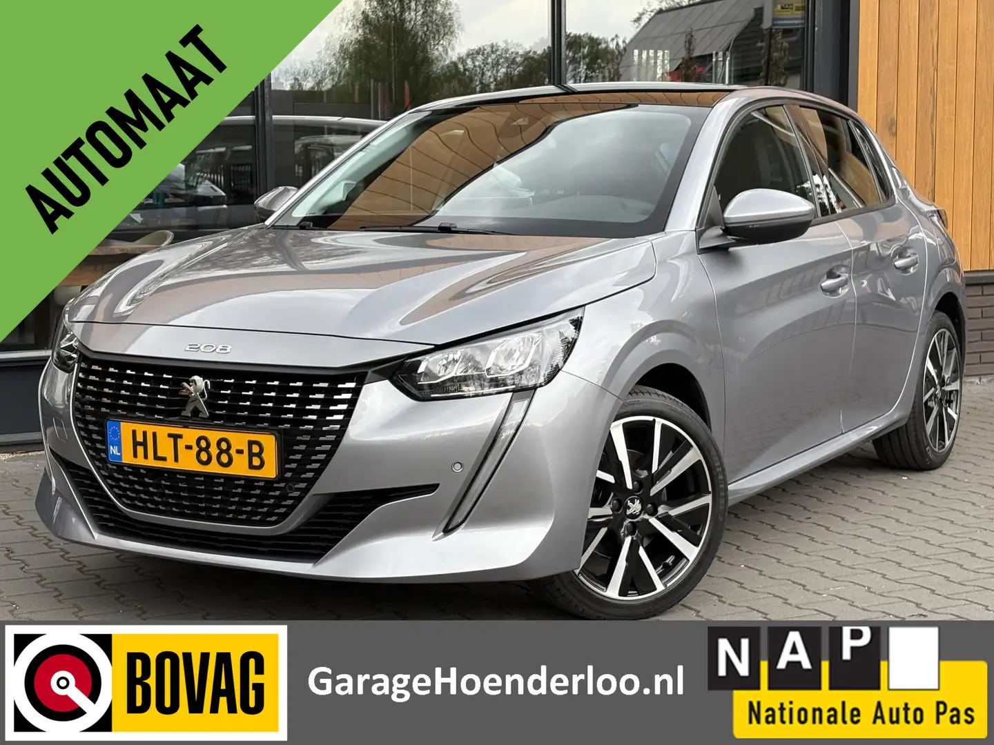 Peugeot 208 1.2 PureTech Allure Panoramadak, Camera, Carplay. Gris - 1