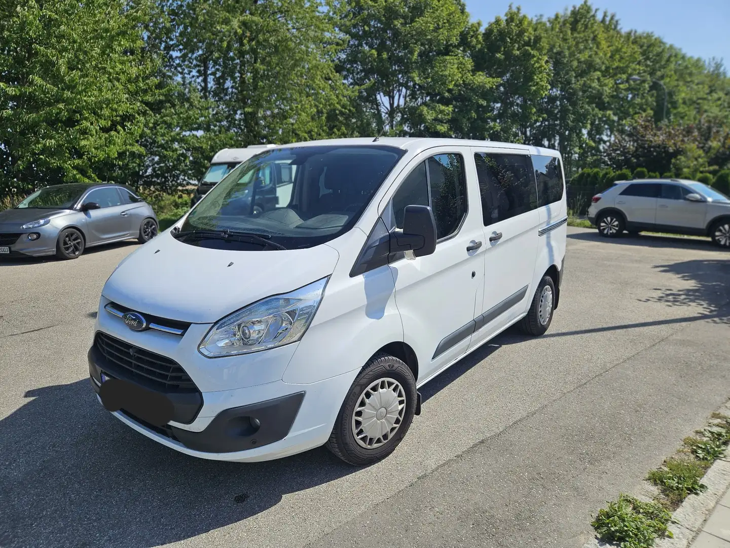 Ford Transit Custom 300 L1 Trend *9 Sitze *AHK Weiß - 2