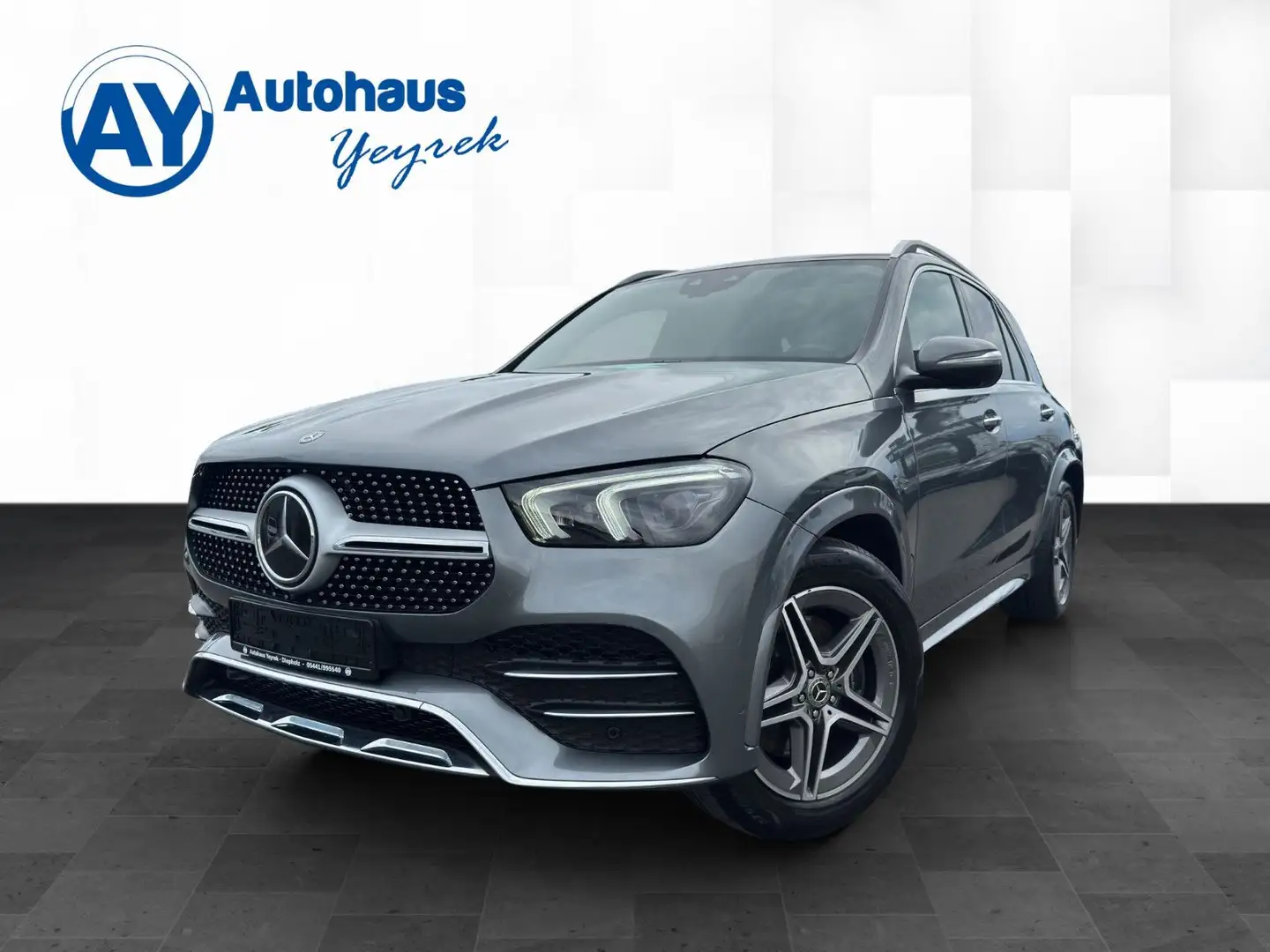 Mercedes-Benz GLE 400 d AMG *NAV*360*Burmester*Pano*HUD*AHK* Grau - 1