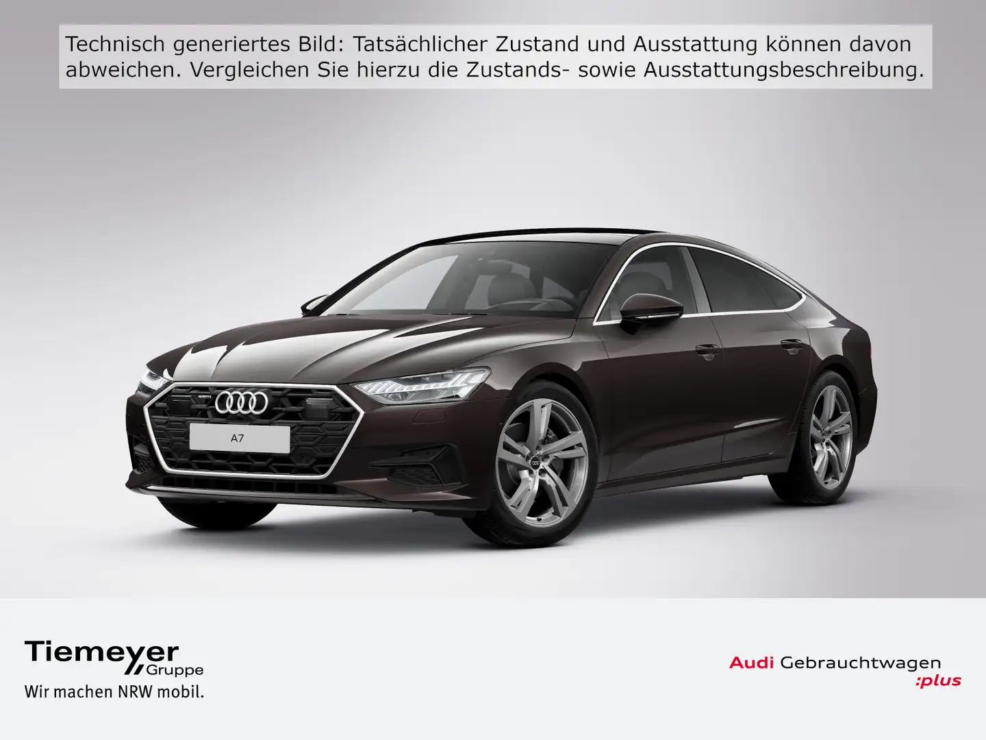 Audi A7 45 TDI Q PANO HuD AHK MATRIX KAMERA Braun - 1