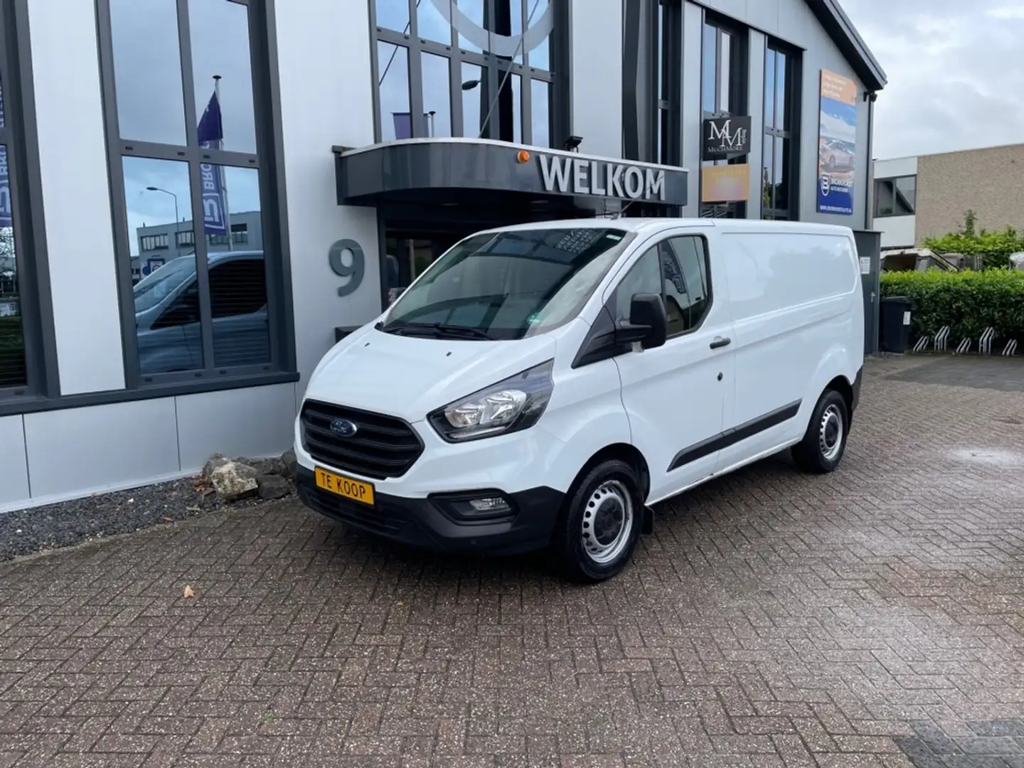 Ford Transit Custom 2.0 Tdci 108pk, airco, cruisecntrl, 3-pers, pdc, s Wit - 1
