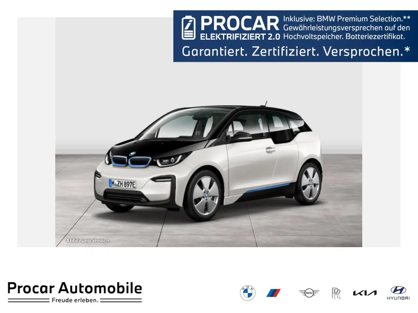 BMW i3 120Ah NAVI Standh. LED PDC V+H DAB Tempomat Weiß - 1