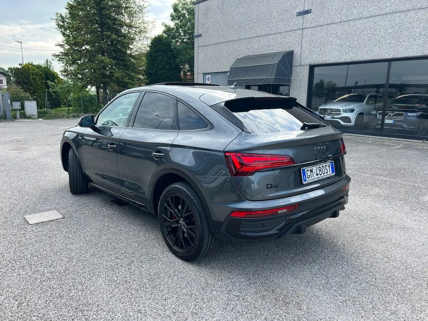 Audi Q5 Sportback SPB 40 2.0 tdi mhev S line Plus quattro Grigio - 2