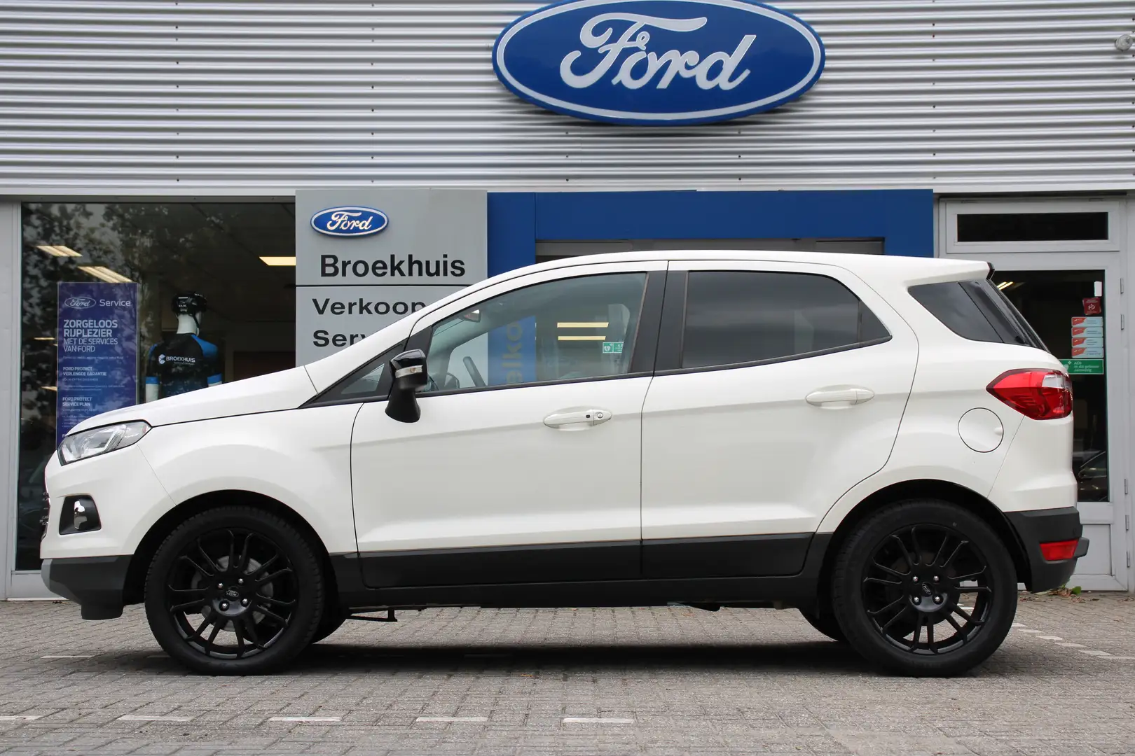 Ford EcoSport 1.0EB TITANIUM | NL-AUTO! | BLACK PACK | WINTERPAC Blanc - 2