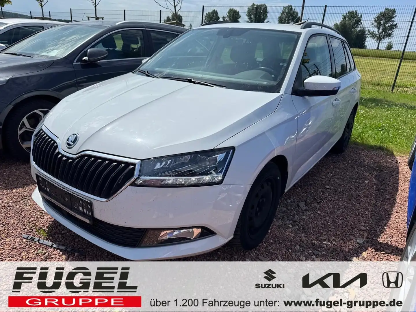 Skoda Fabia 1.0 TSI Style LED|RFK|SHZ|Klimaaut. Weiß - 1