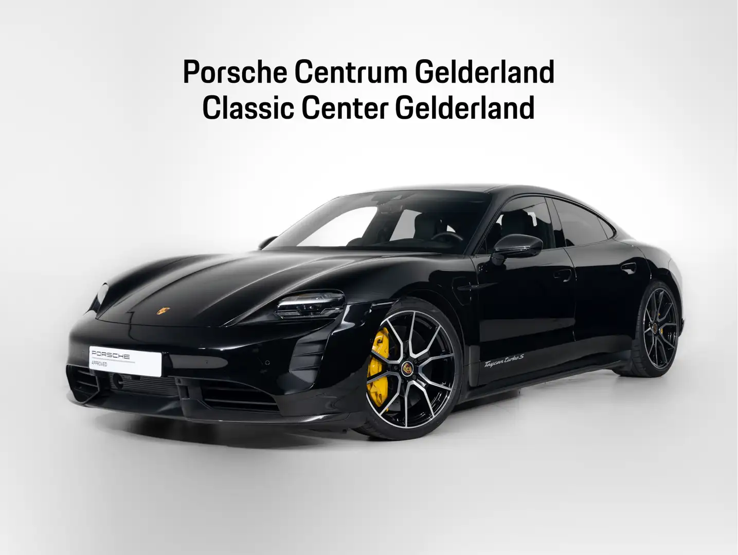 Porsche Taycan Turbo S Zwart - 1