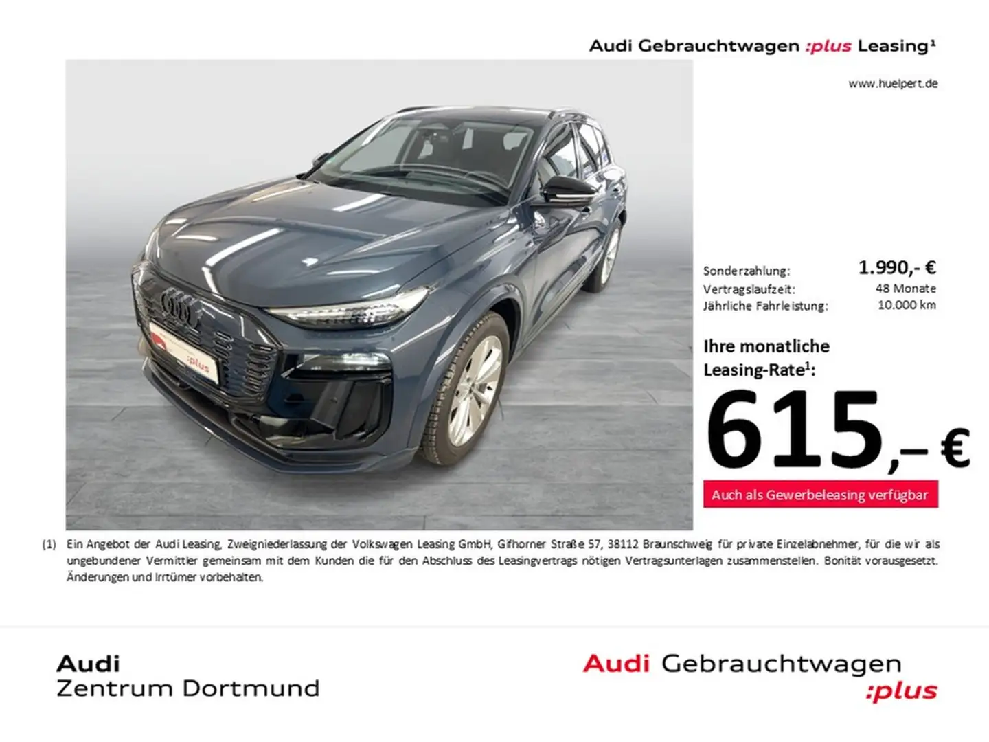 Audi Q6 e-tron quattro S LINE BLACKPAK TECHPRO PANO Blau - 1