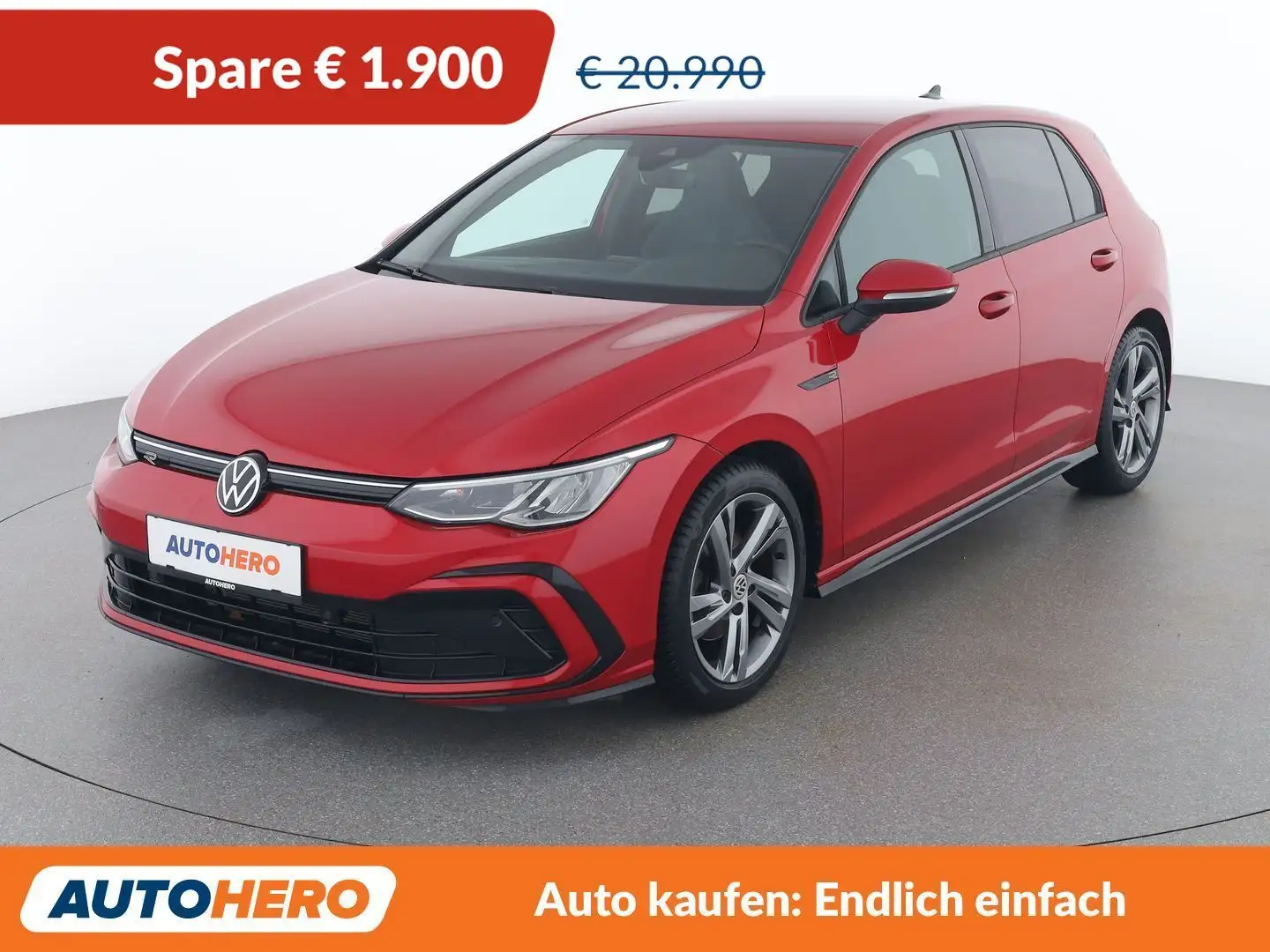 Volkswagen Golf 1.5 TSI ACT R-Line Rot - 1