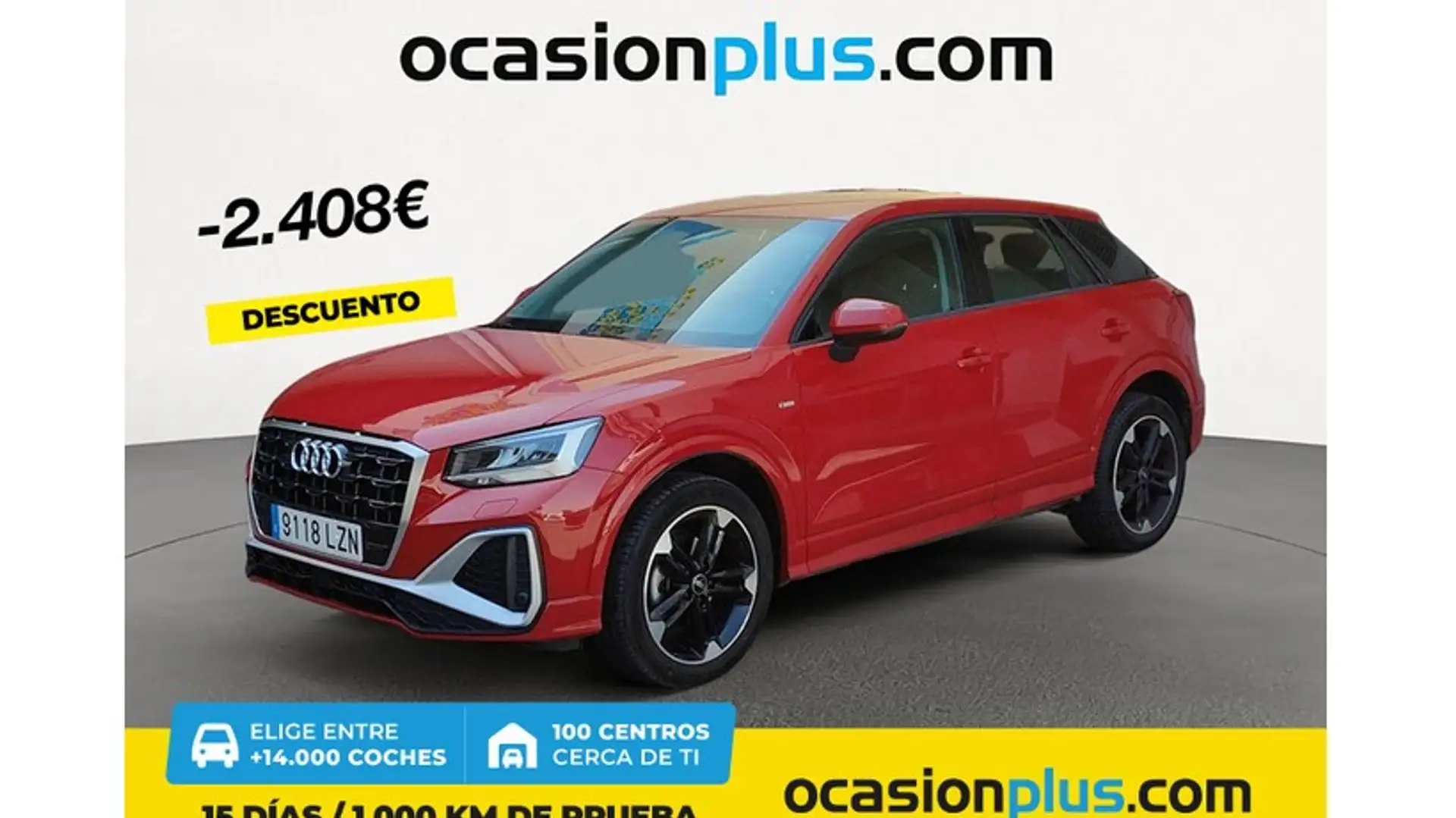 Audi Q2 30 TFSI S line 81kW Rojo - 1