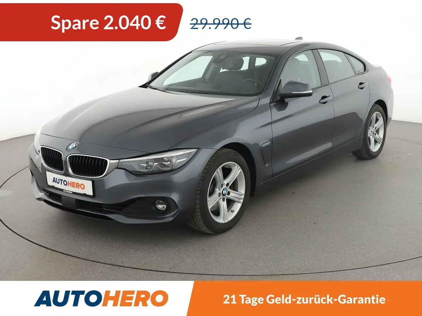 BMW 430 430i Gran Coupé xDrive Advantage Aut.*HEAD-UP*ACC* Grau - 1