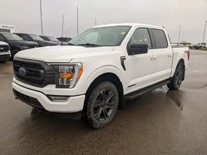White 2023 Ford F-150 Pickup Truck Four-Wheel Drive 10-Speed Automatic