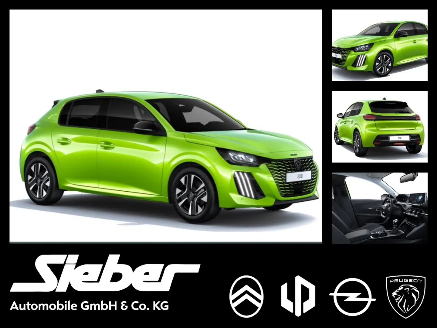 Peugeot 208 1.2 PureTech 100 Allure **Aktionsleasing** Gelb - 1