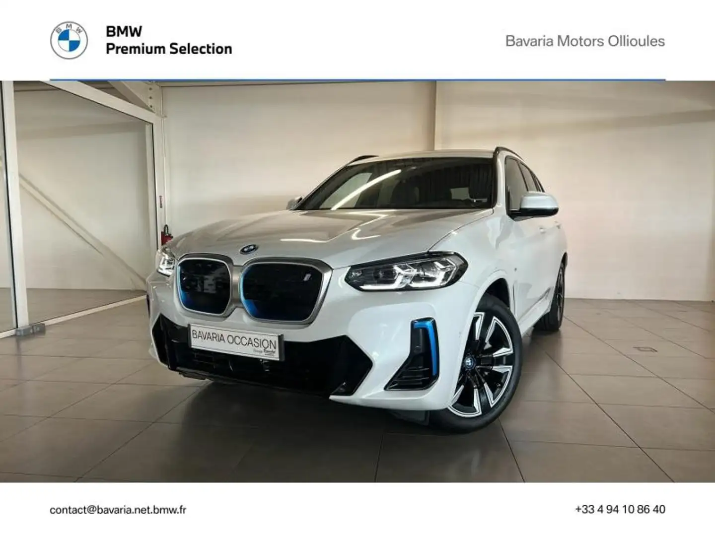BMW iX3 M sport 286ch Inspiring 6cv Blanc - 1