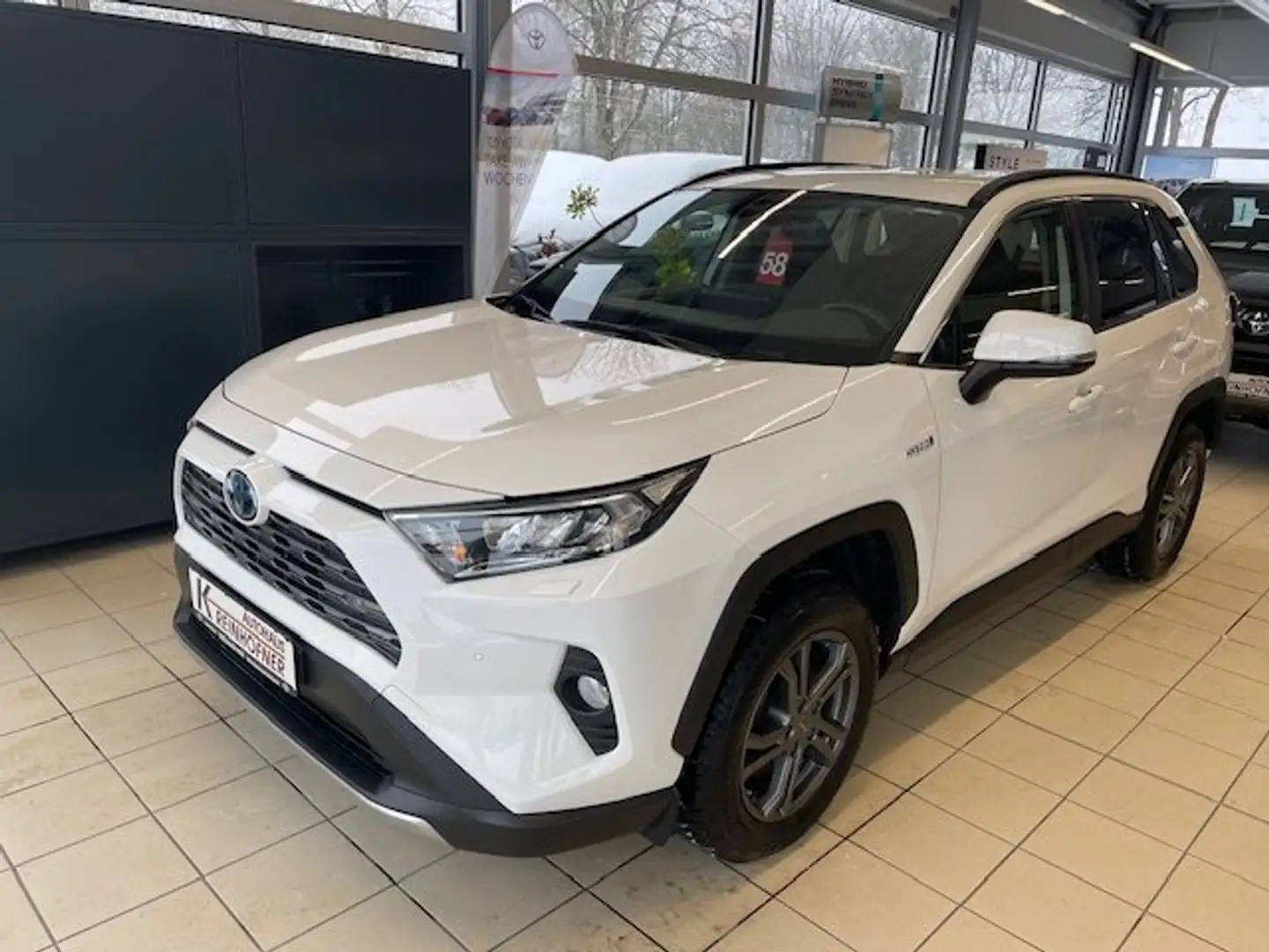 Toyota RAV 4 RAV4 Hybrid 2.5 4x2 Hybrid Team-D *Technik+NAVI* Blanc - 1