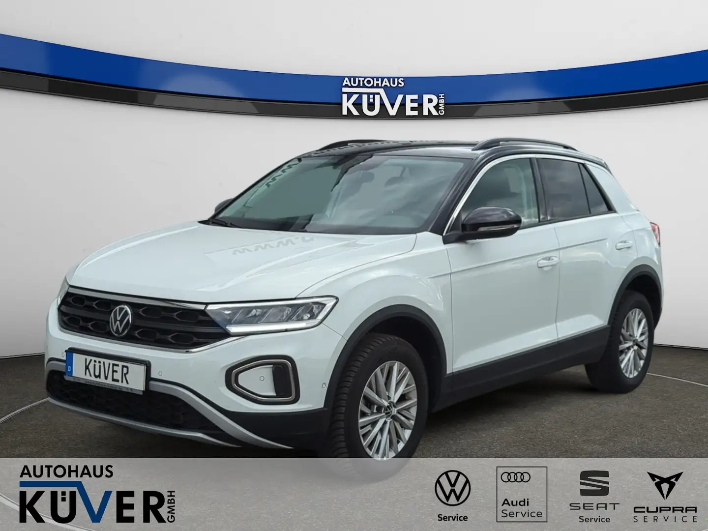 Volkswagen T-Roc Life 1,5 TSI DSG LED+ACC+Einparkh.+16´´ Weiß - 1