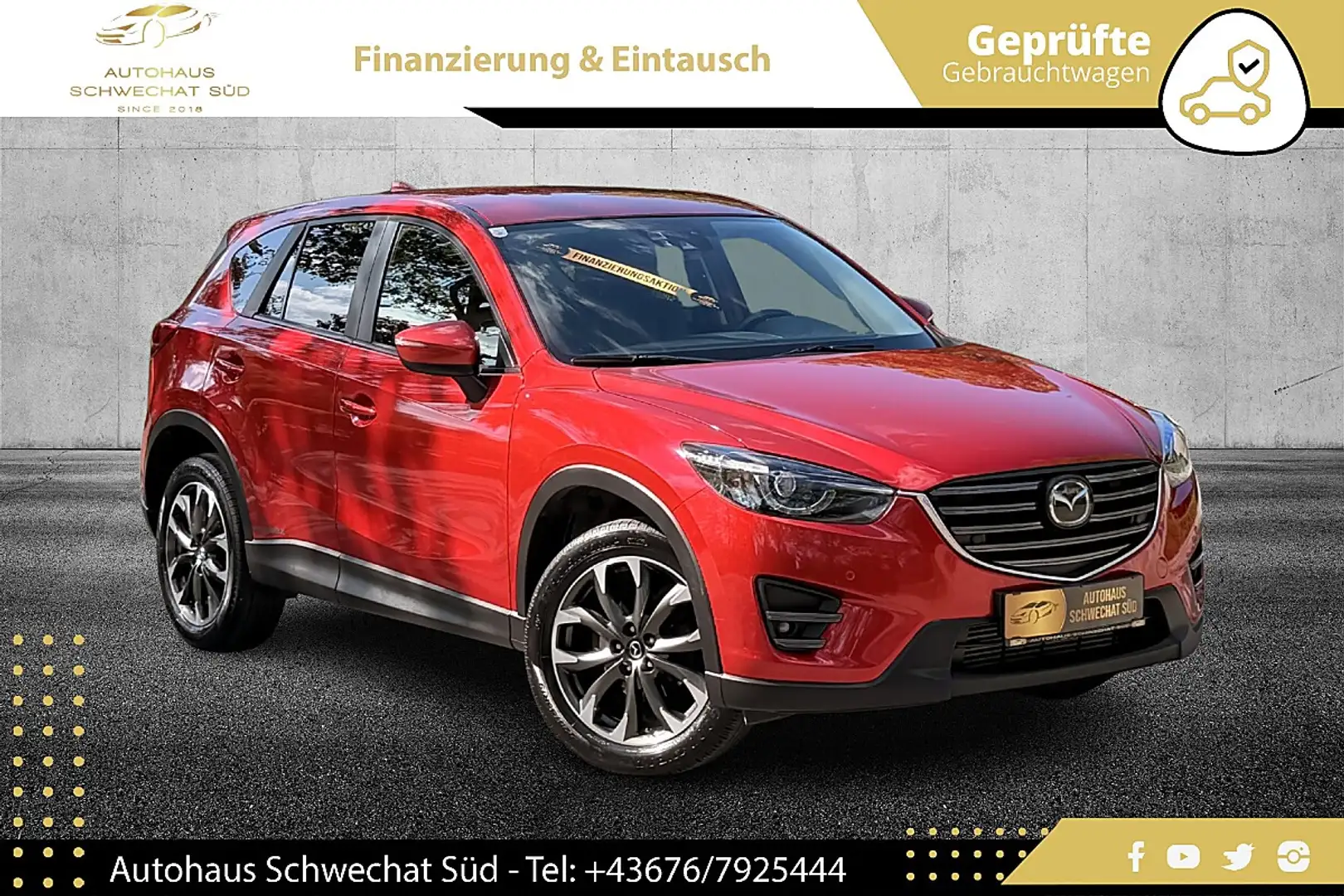 Mazda CX-5 CD175 AWD Revolution Top //1.BESITZ // AUTOMATI... Rot - 1
