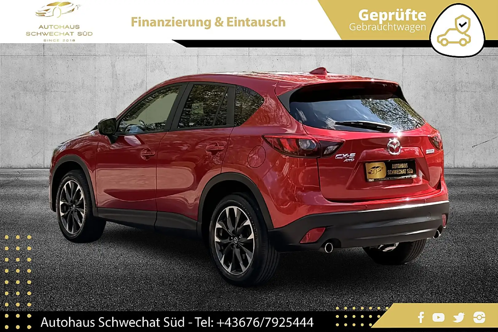 Mazda CX-5 CD175 AWD Revolution Top //1.BESITZ // AUTOMATI... Rot - 2