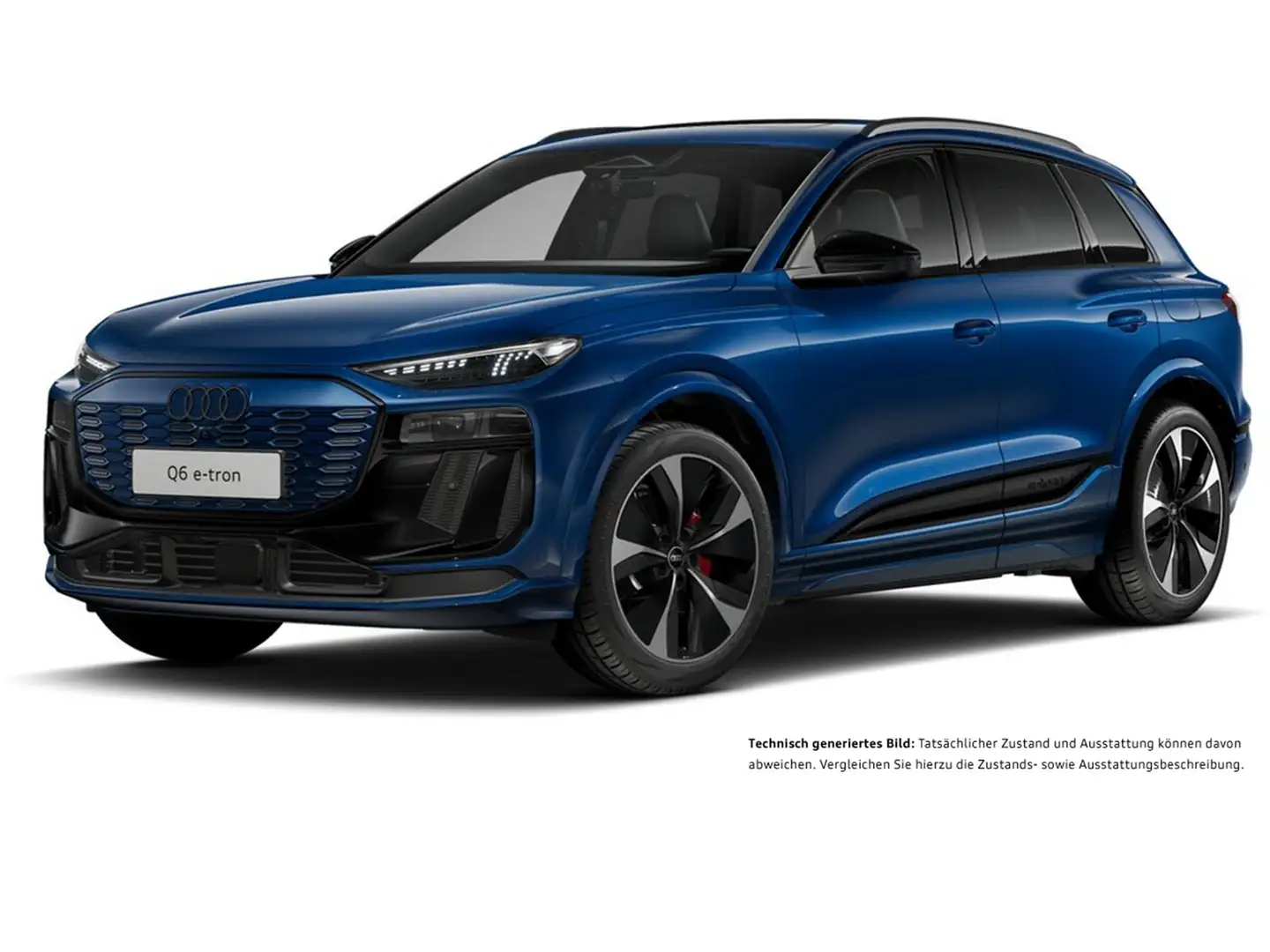 Audi Q6 e-tron performance S LINE edition one blue 21Z Blau - 2
