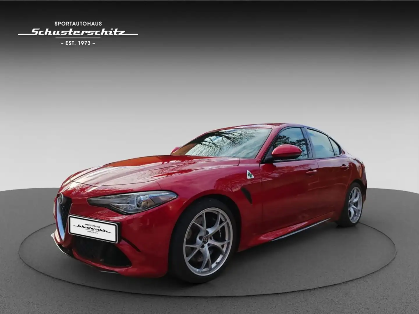 Alfa Romeo Giulia GIULIA QUADRIFOGLIO SCHALTER 1. HAND SCHECKHEFT Rot - 1