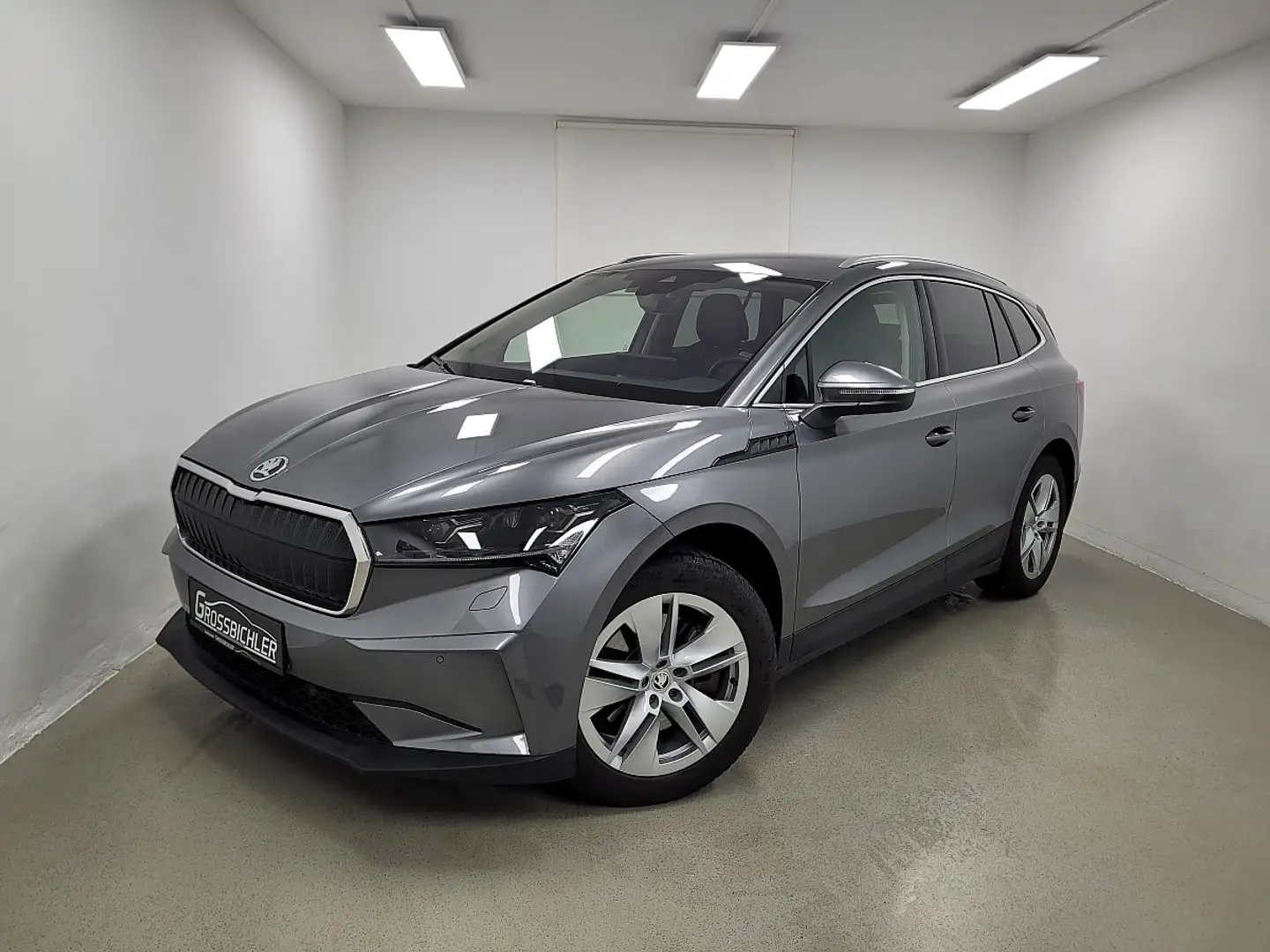 Skoda Enyaq iV 80x 82kWh AHK schwen, Mod.24,Wärmepu, leasin Grau - 2