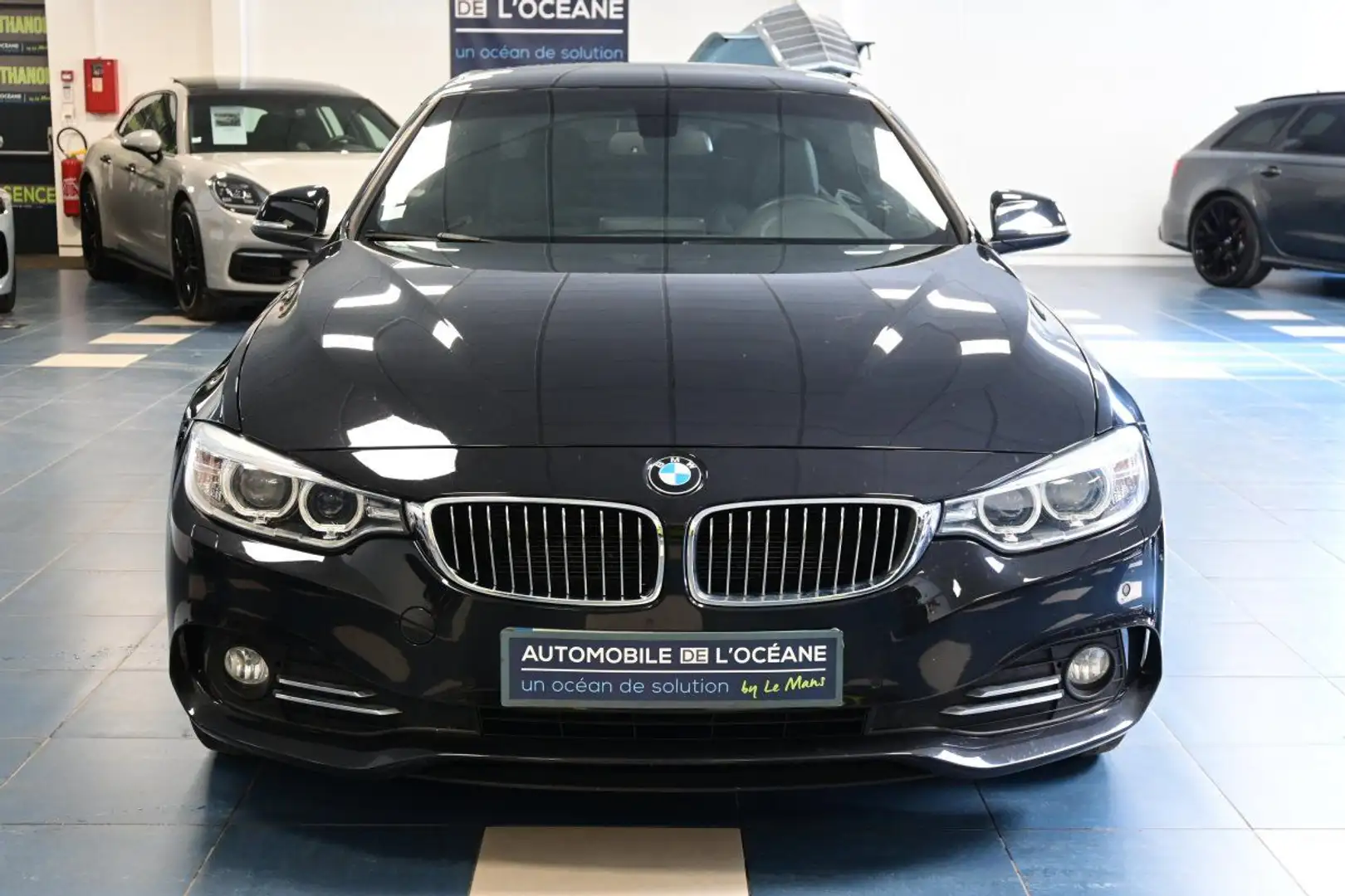 BMW 420 SERIE CABRIOLET F33 Cab 420d 184 ch Luxury A Negro - 2