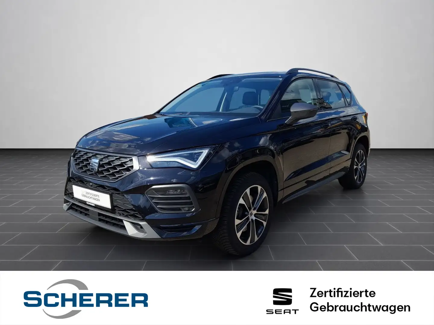 SEAT Ateca FR 2.0 TDI DSG AHK Navi SHZ PDC Allwetter Schwarz - 1