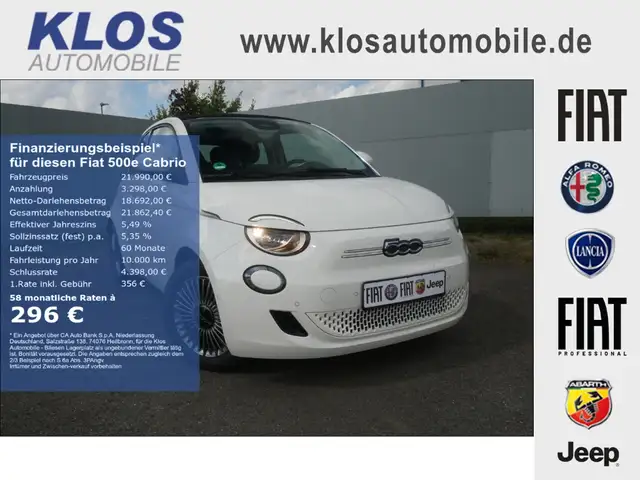 Fiat 500e AT 42 Kwh 118PS KOMFORT KAMERA SHZ ALU