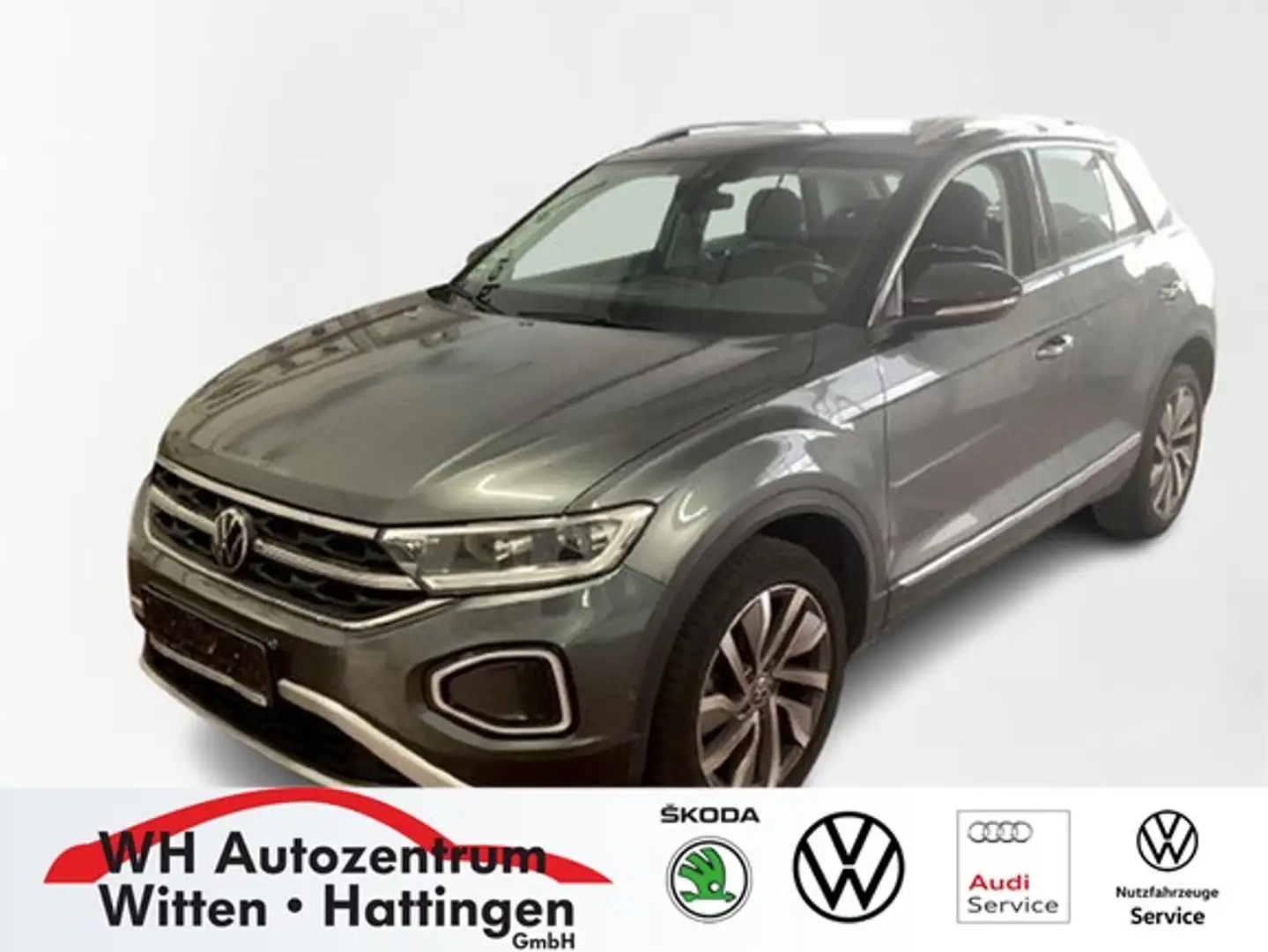 Volkswagen T-Roc 1.5 TSI DSG Style PANORAMA NAVI REARVIEW LED-MA... Grau - 1