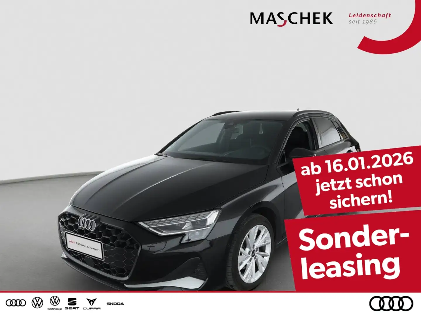 Audi A3 Sportback Advanced 30 TFSI SONOS Naviplus HUD LED Schwarz - 1
